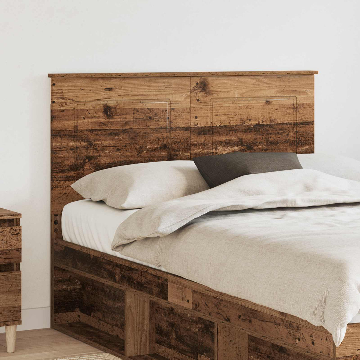 vidaXL Headboard 100 cm Engineered Wood Old Wood