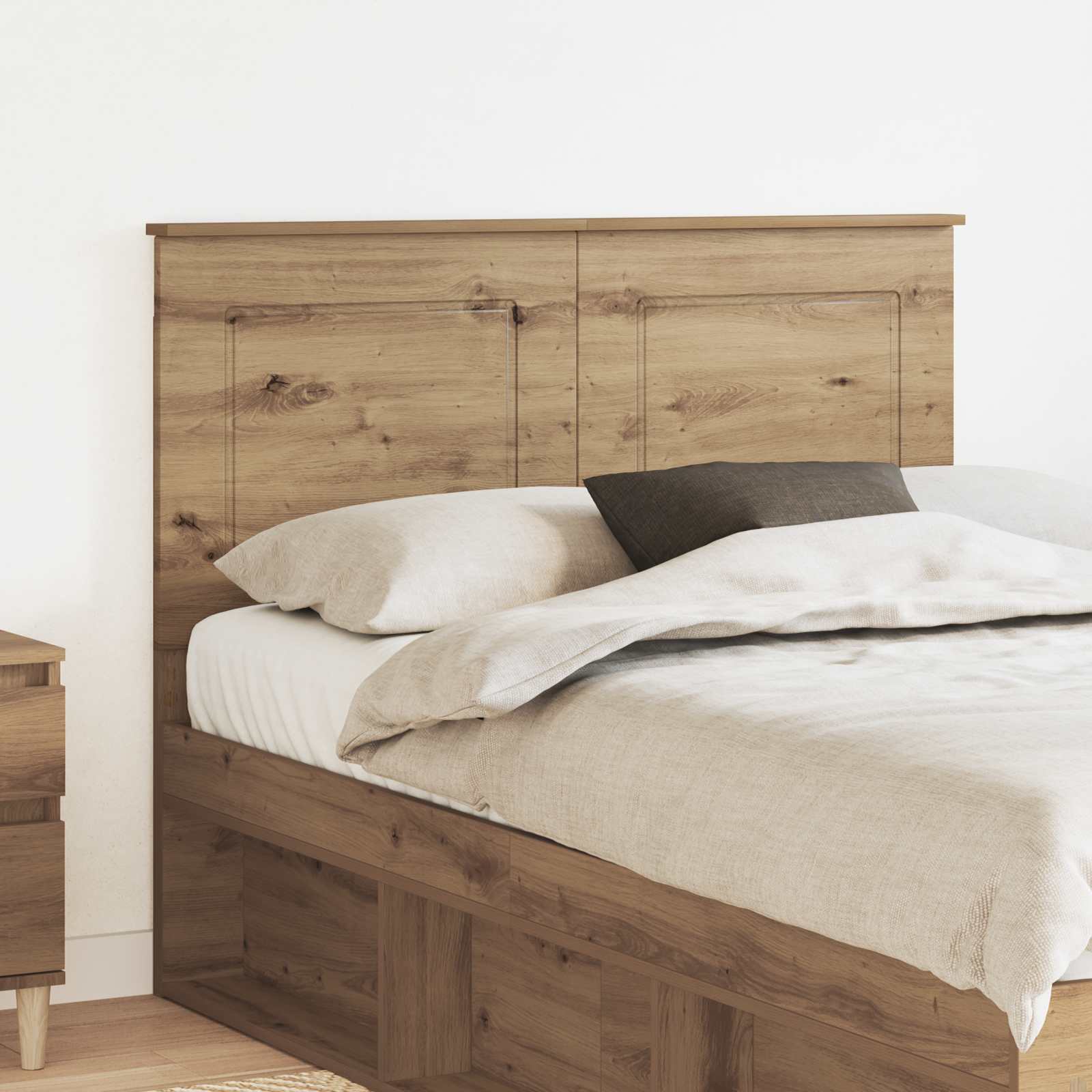 vidaXL Headboard Artisan Oak Engineered Wood 1