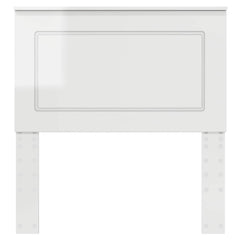vidaXL Headboard Gloss White 100 cm Engineered Wood 4