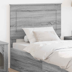 vidaXL Headboard 100 cm Engineered Wood Grey Sonoma