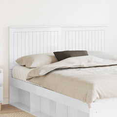 vidaXL Headboard Engineered wood High gloss white