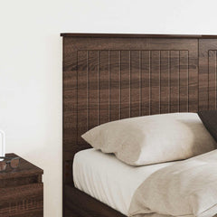 vidaXL Headboard Brown Oak Engineered wood 3