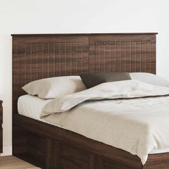 Headboard Engineered wood Brown oak 140 cm