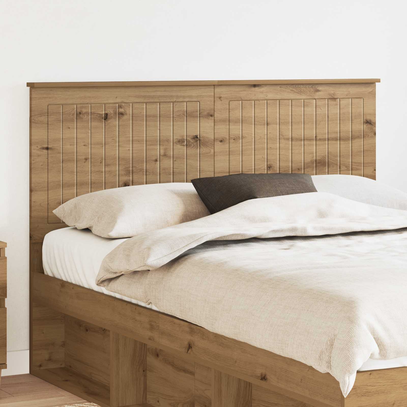 vidaXL Headboard Artisan Oak Engineered wood 1