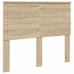 vidaXL Headboard Sonoma Oak Engineered wood 2