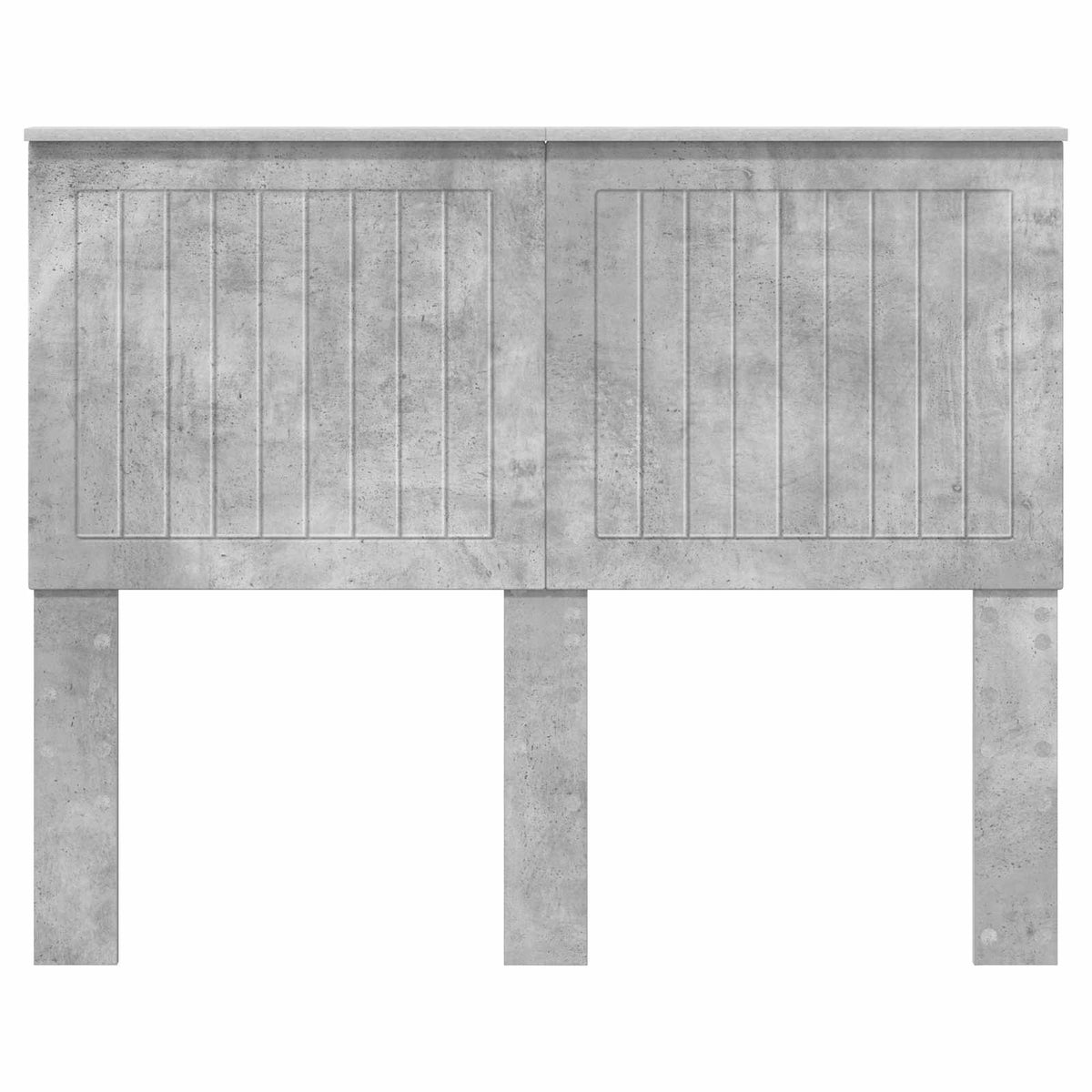 Headboard Engineered wood Concrete Grey 120 cm