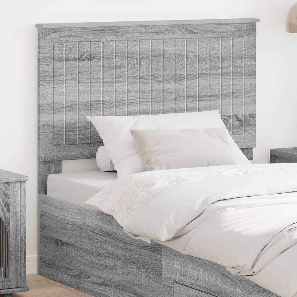 Headboard Engineered wood Grey
