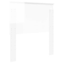 vidaXL Headboard Gloss White Engineered wood 6