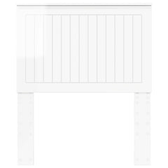 vidaXL Headboard Gloss White Engineered wood 4