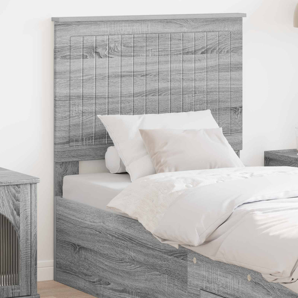 Headboard Engineered wood Grey Sonoma 80 cm