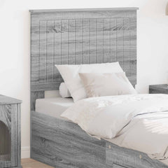 Headboard Engineered wood Grey Sonoma 80 cm