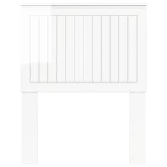 vidaXL Headboard Gloss White Engineered wood 4