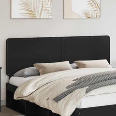 vidaXL Headboard Engineered wood Black