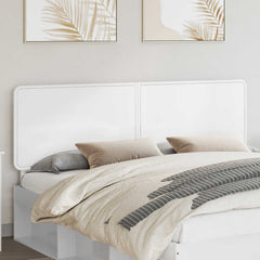 vidaXL Headboard Engineered wood High gloss white