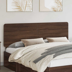 vidaXL Headboard Engineered wood Brown oak