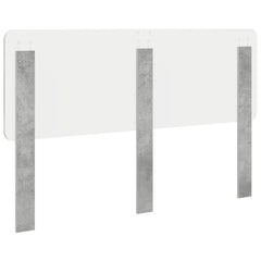 vidaXL Headboard Concrete Grey Engineered wood 6