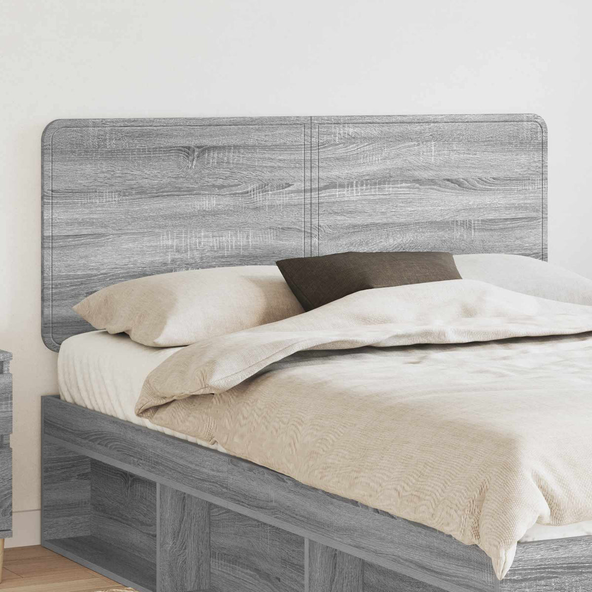 Headboard Engineered wood Grey sonoma 140 cm