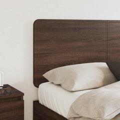 Headboard Engineered wood Brown oak 140 cm