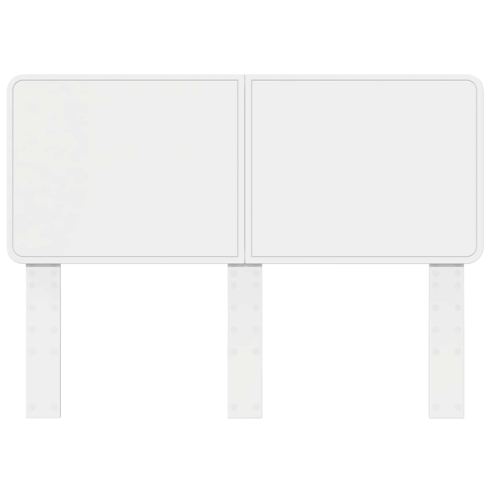 vidaXL Headboard White Engineered wood 4