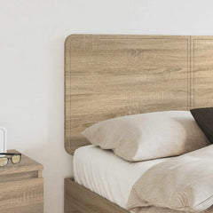 vidaXL Headboard Sonoma Oak Engineered wood 3
