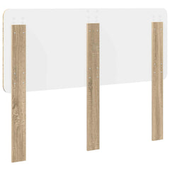 vidaXL Headboard Sonoma Oak Engineered wood 6
