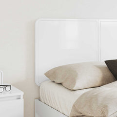 vidaXL Headboard Gloss White Engineered wood 3