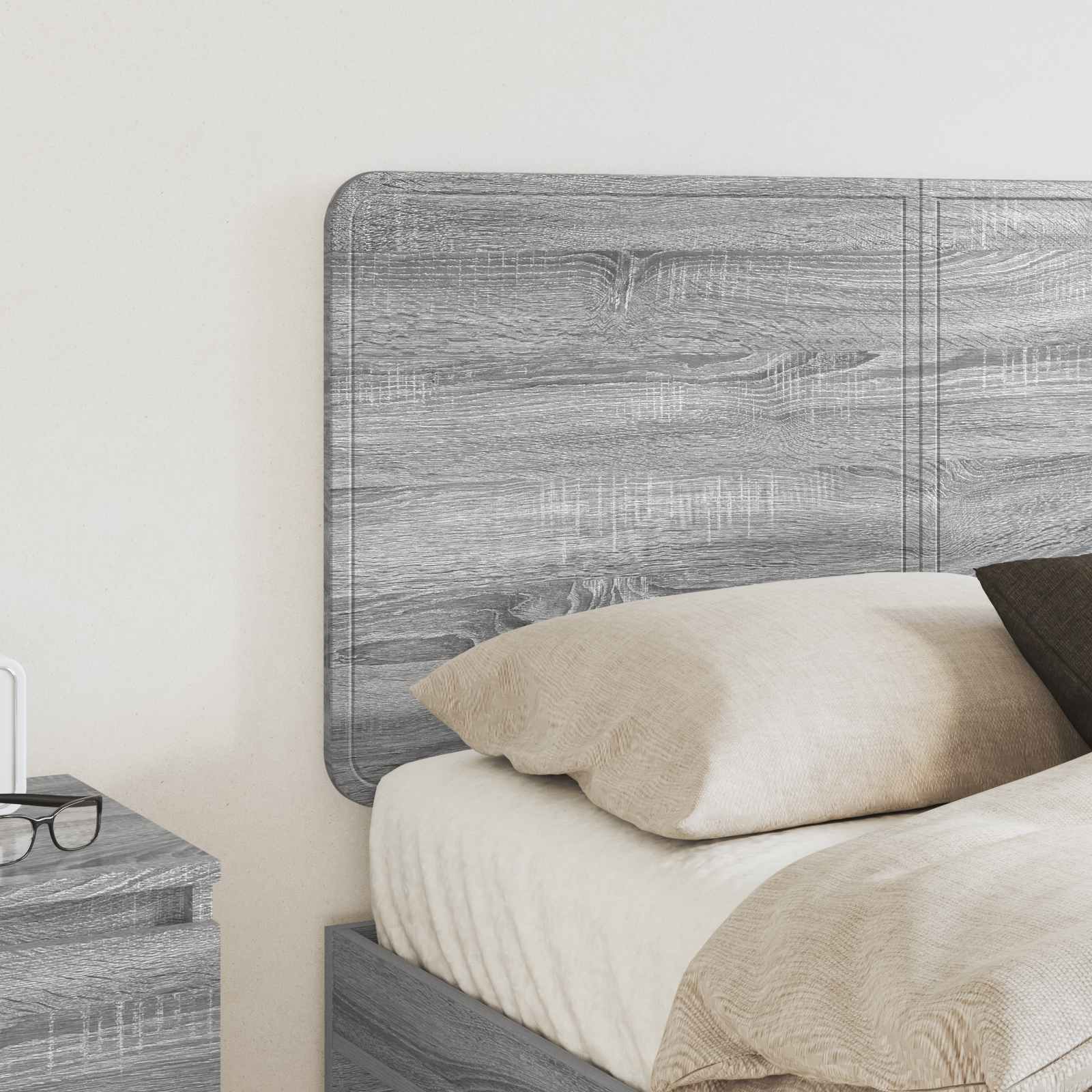 vidaXL Headboard Grey Sonoma Engineered wood 3