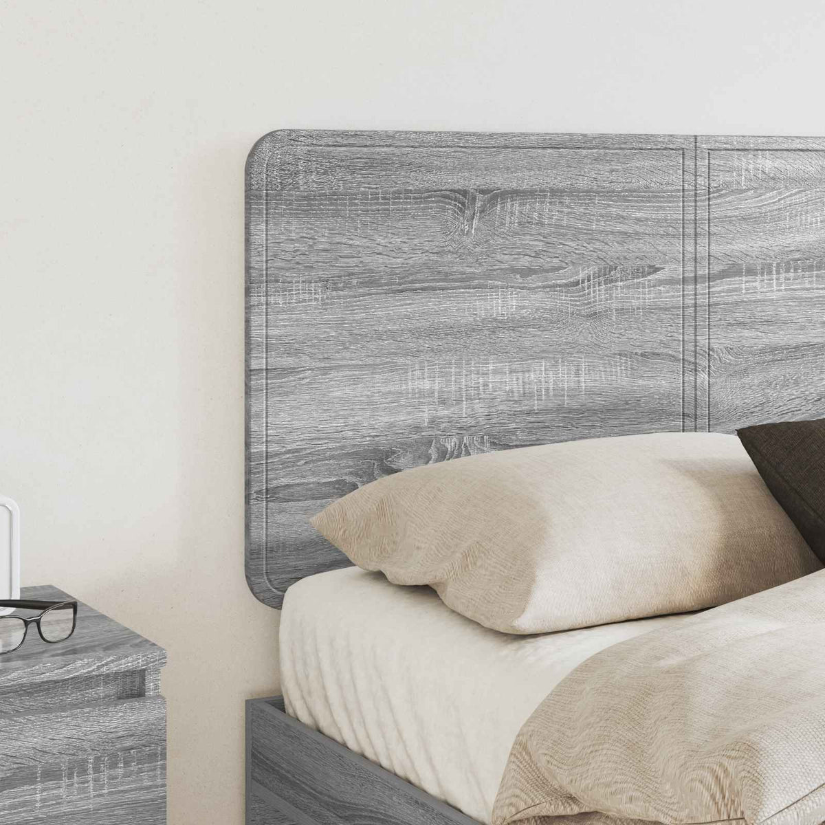 Headboard Engineered wood Grey sonoma 120 cm