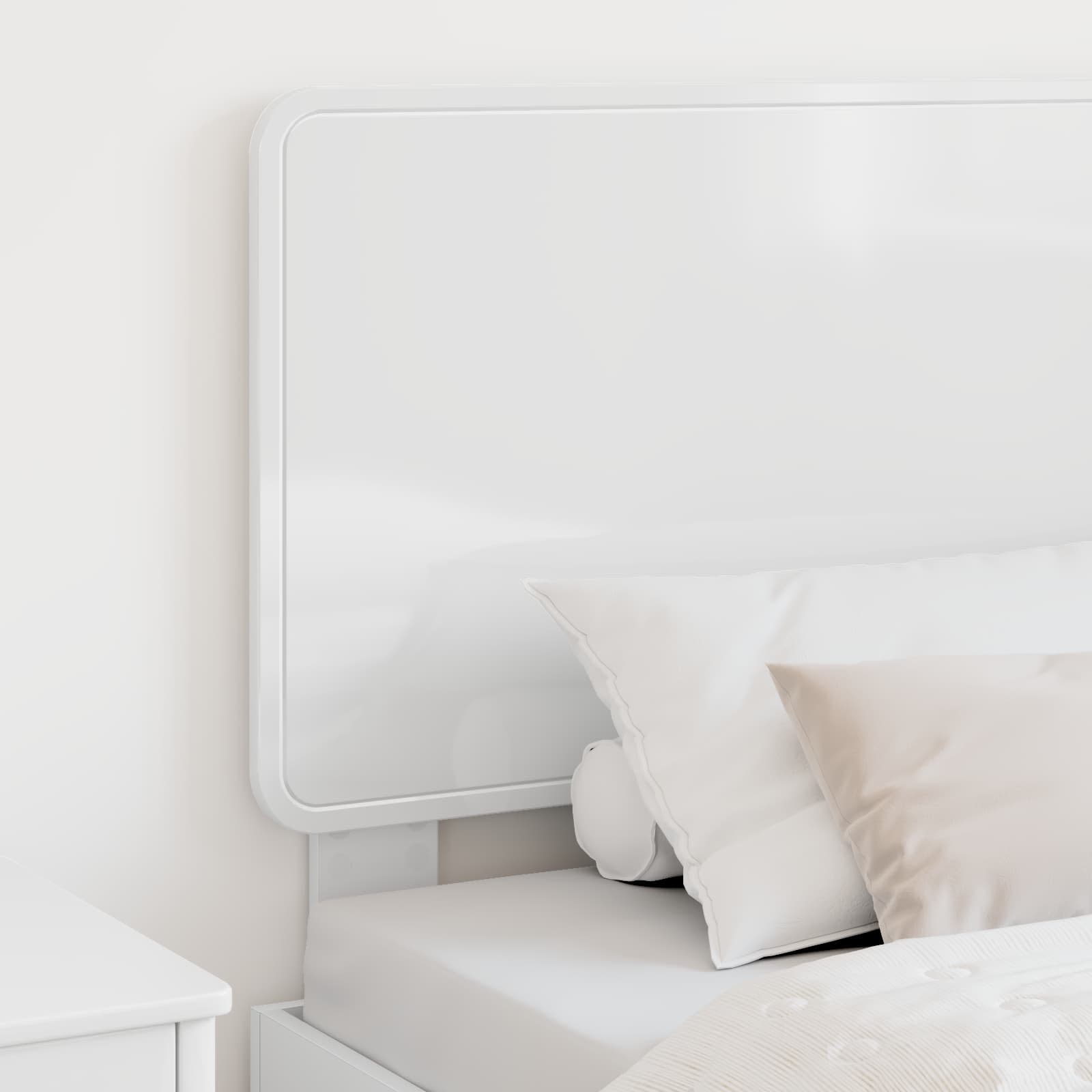 Headboard Engineered wood High gloss white