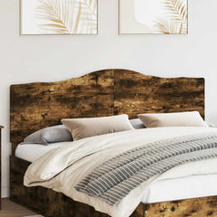 vidaXL Headboard Engineered wood Smoked oak