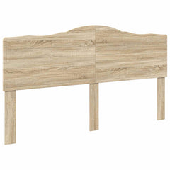 vidaXL Headboard Sonoma Oak Engineered wood 2
