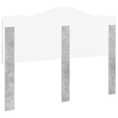 vidaXL Headboard Concrete Grey Engineered wood 6
