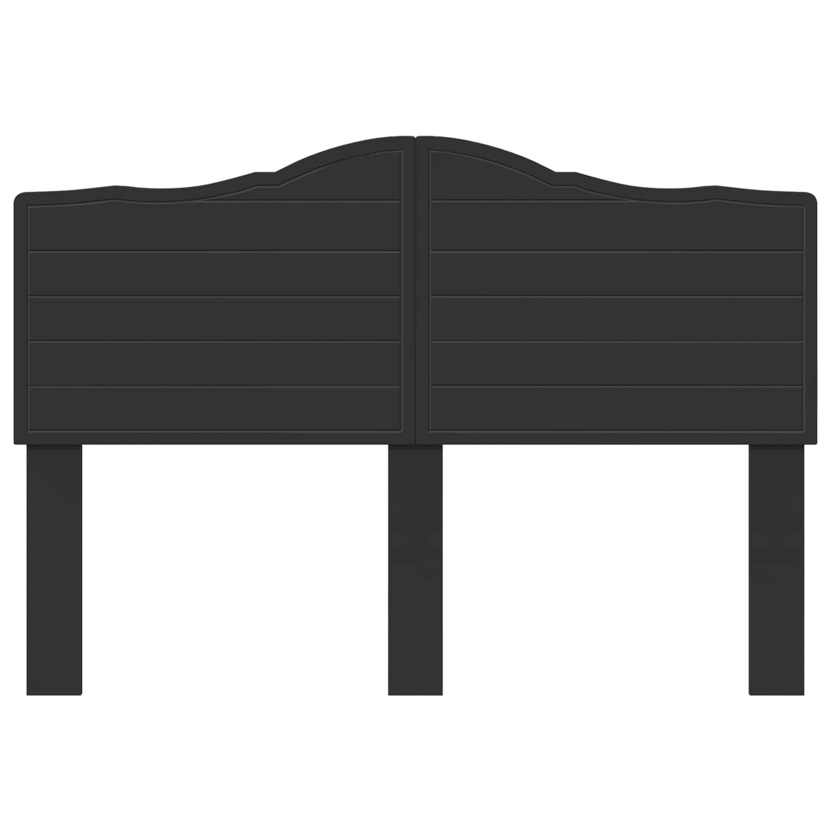 vidaXL Headboard Black Oak Engineered wood 4