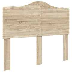 vidaXL Headboard Sonoma Oak Engineered wood 2