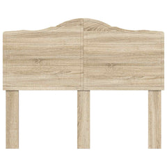 vidaXL Headboard Sonoma Oak Engineered wood 4