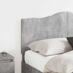 vidaXL Headboard Concrete Grey Engineered wood 3