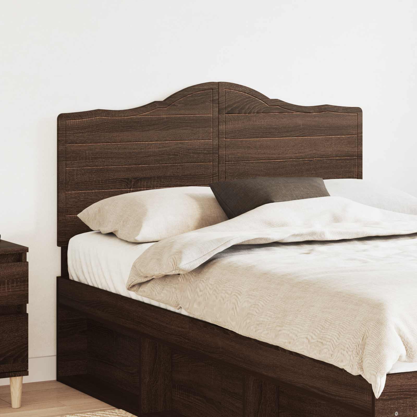 vidaXL Headboard Brown Oak Engineered wood 1