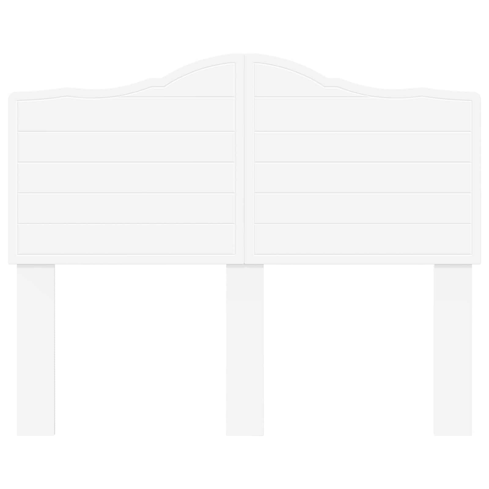 vidaXL Headboard White Engineered wood 4