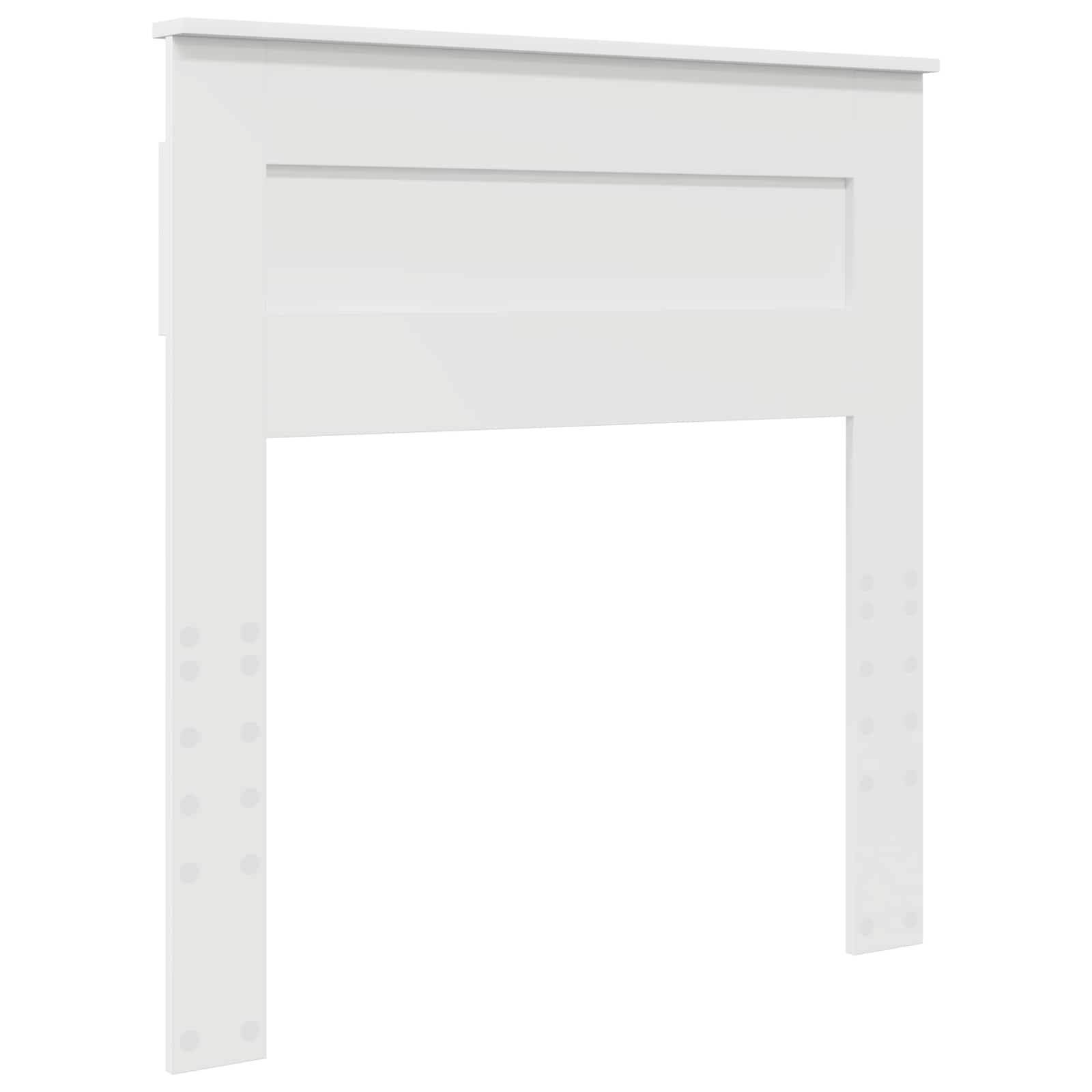 vidaXL Headboard White Engineered wood 2