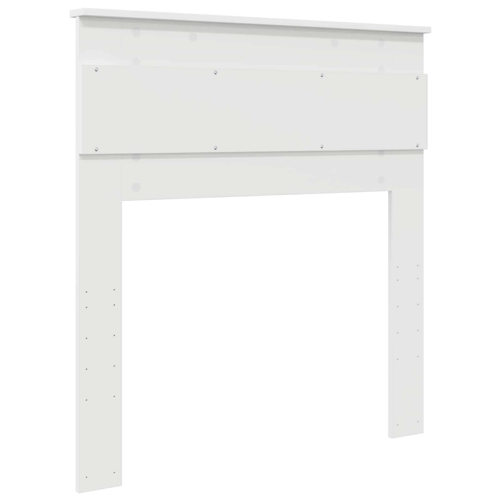 vidaXL Headboard White Engineered wood 6