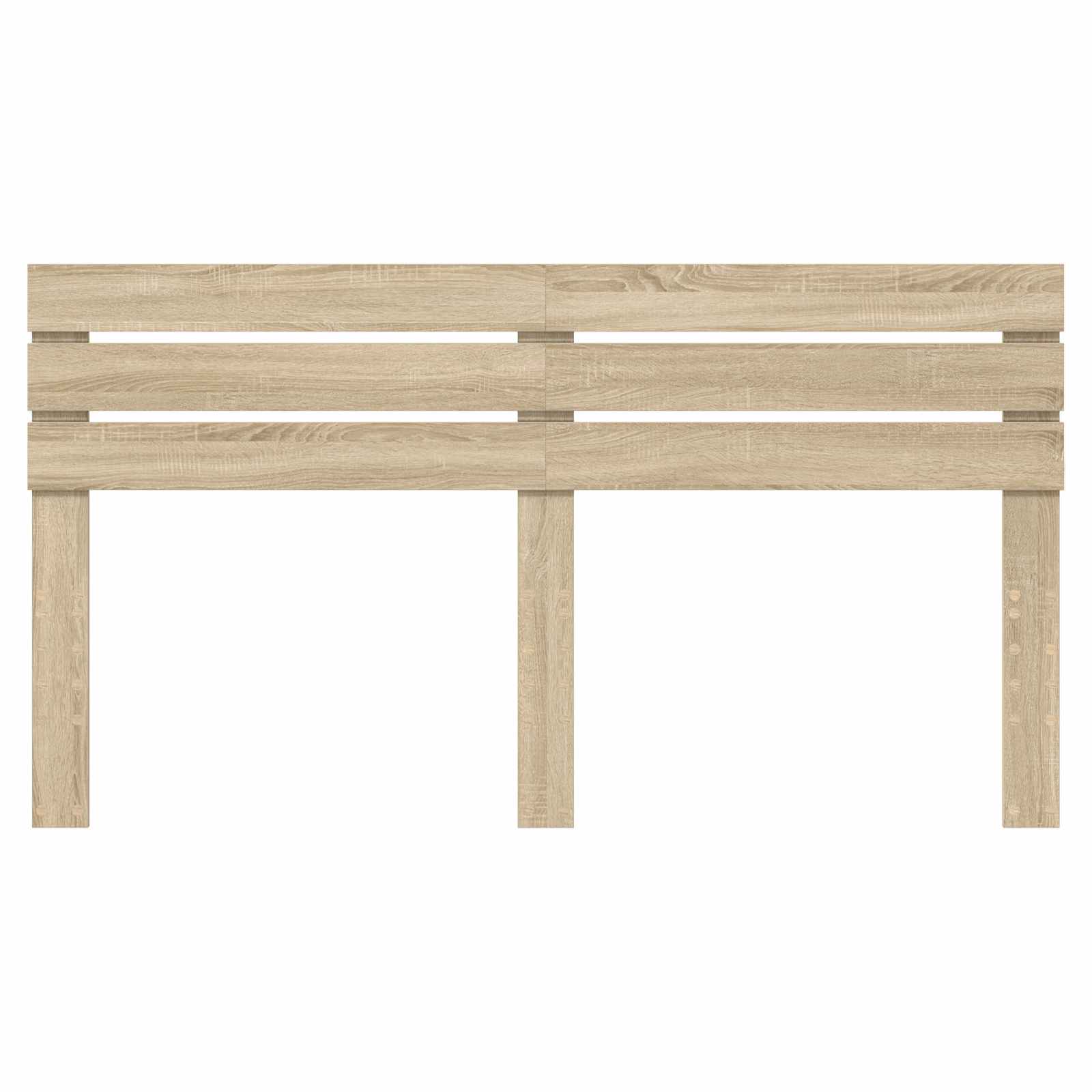 vidaXL Headboard Sonoma Oak Engineered wood 4