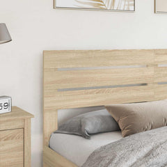 vidaXL Headboard Sonoma Oak Engineered wood 3