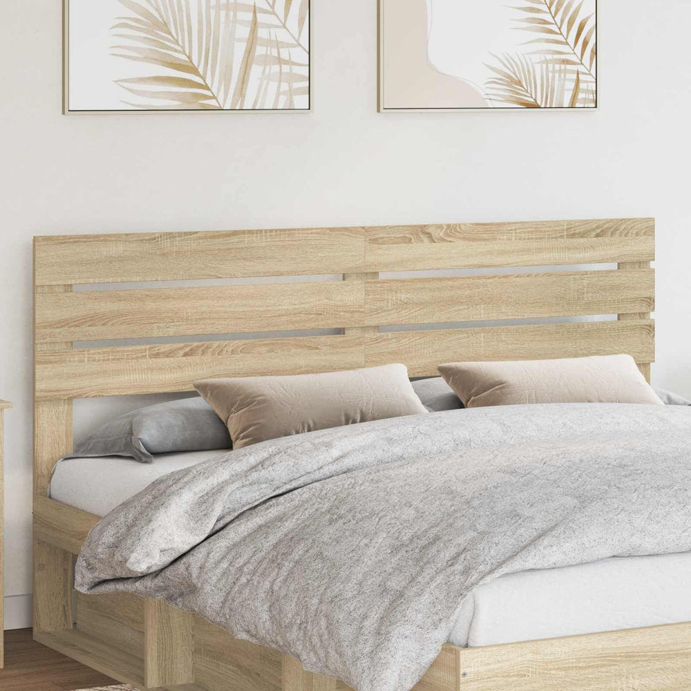 Headboard Sonoma Oak Engineered Wood