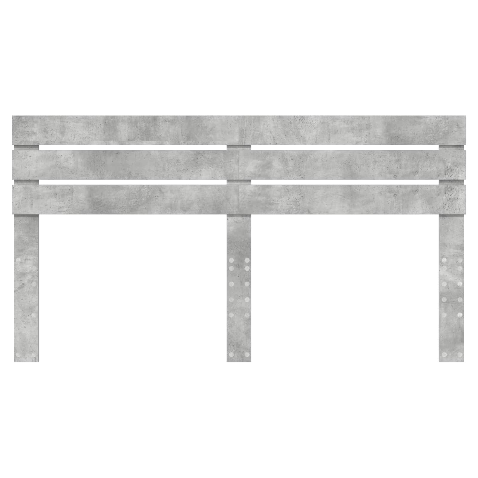 vidaXL Headboard Concrete Grey Engineered wood 4