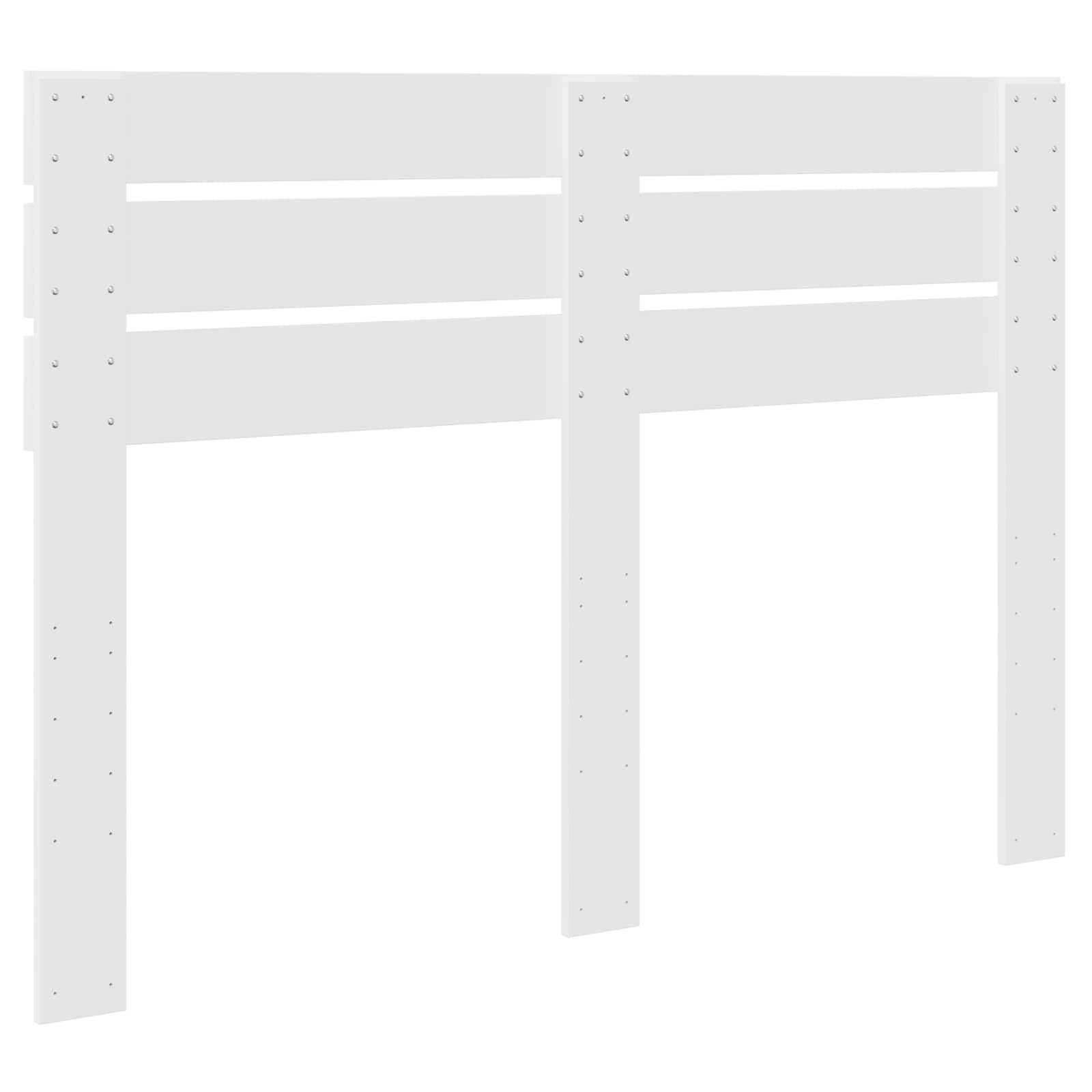 vidaXL Headboard White Engineered wood 6