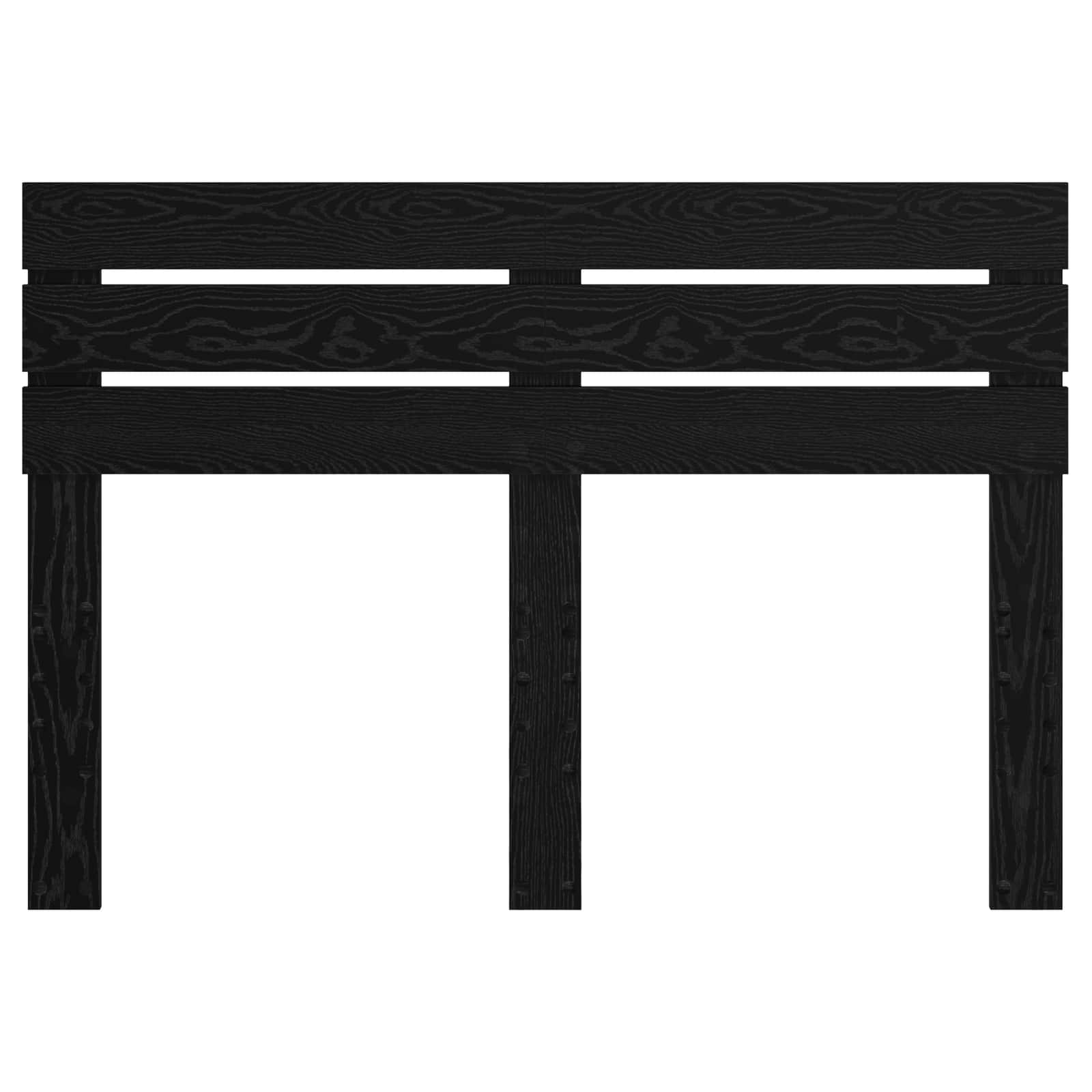 vidaXL Headboard Black Oak Engineered wood 4