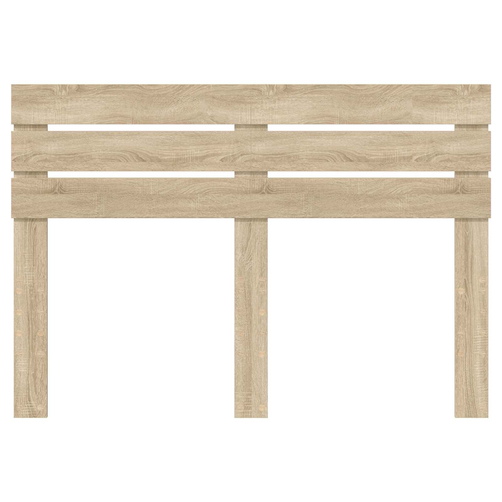 vidaXL Headboard Sonoma Oak Engineered wood 4