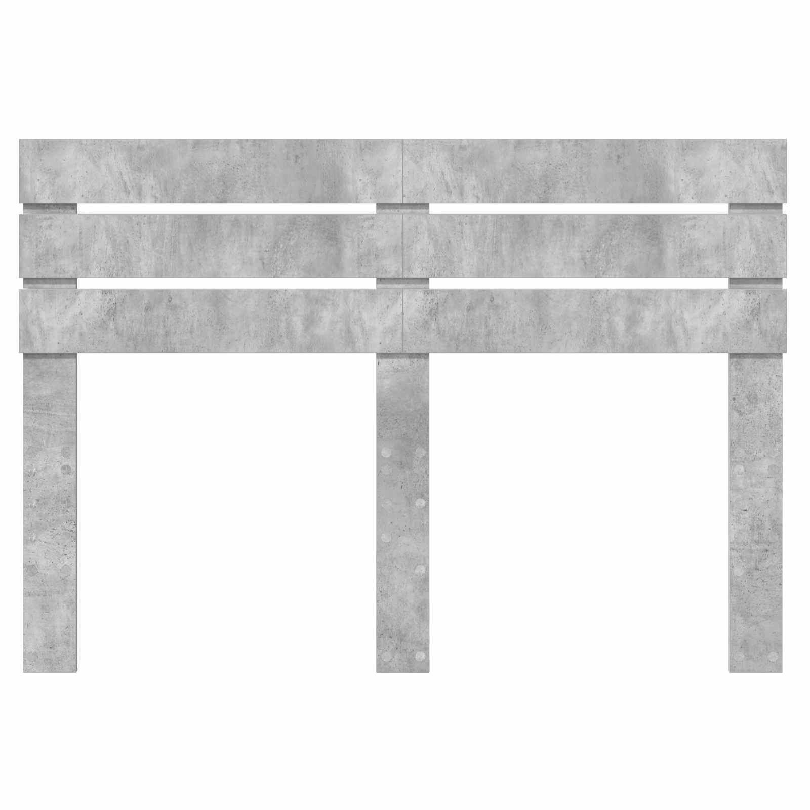 vidaXL Headboard Concrete Grey Engineered wood 4