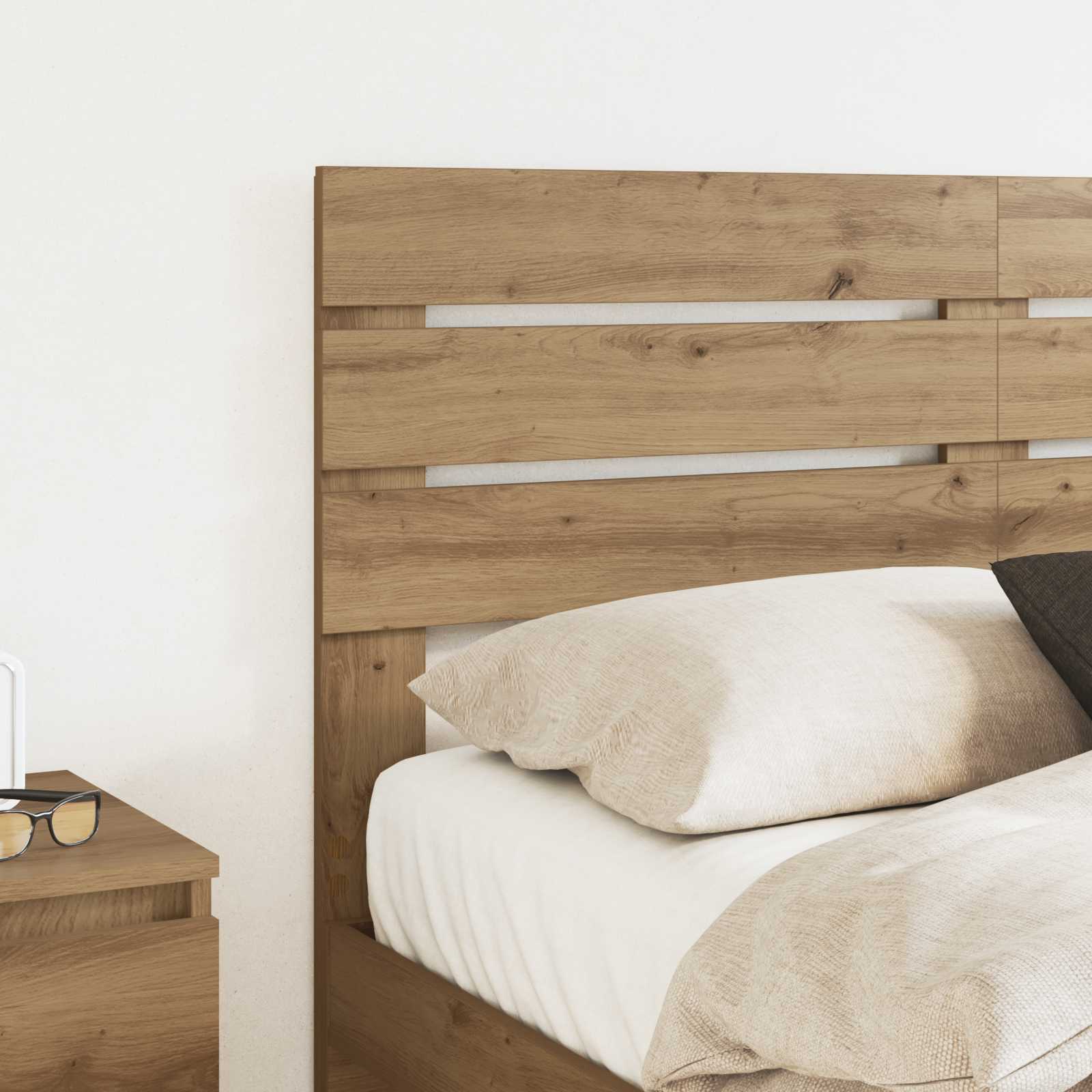 vidaXL Headboard Artisan Oak Engineered wood 3