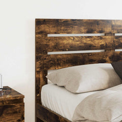 vidaXL Headboard Smoked Oak Engineered wood 3